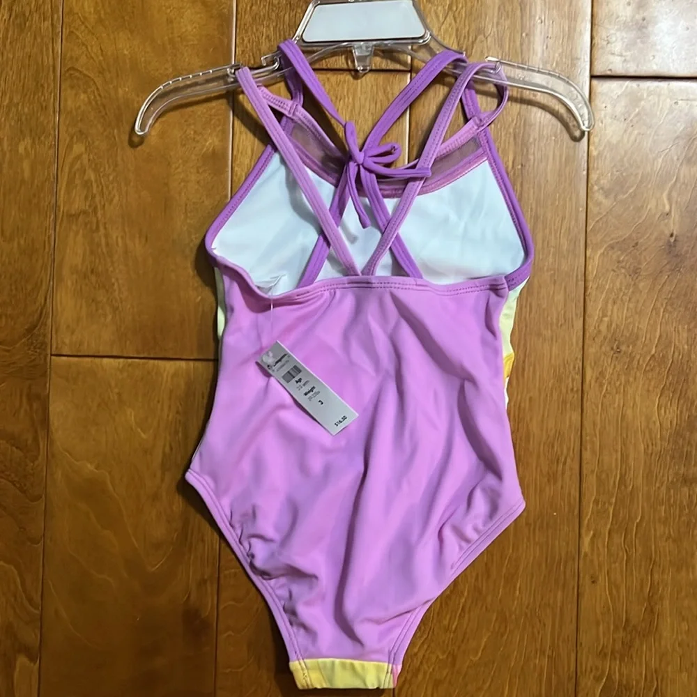 Disney Store Princess Toddler Bathing Suit (3) & Swim Top XXS (2/3) Summer Beach